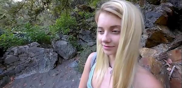  Hiking with stepdaddy ends in taboo fuck
